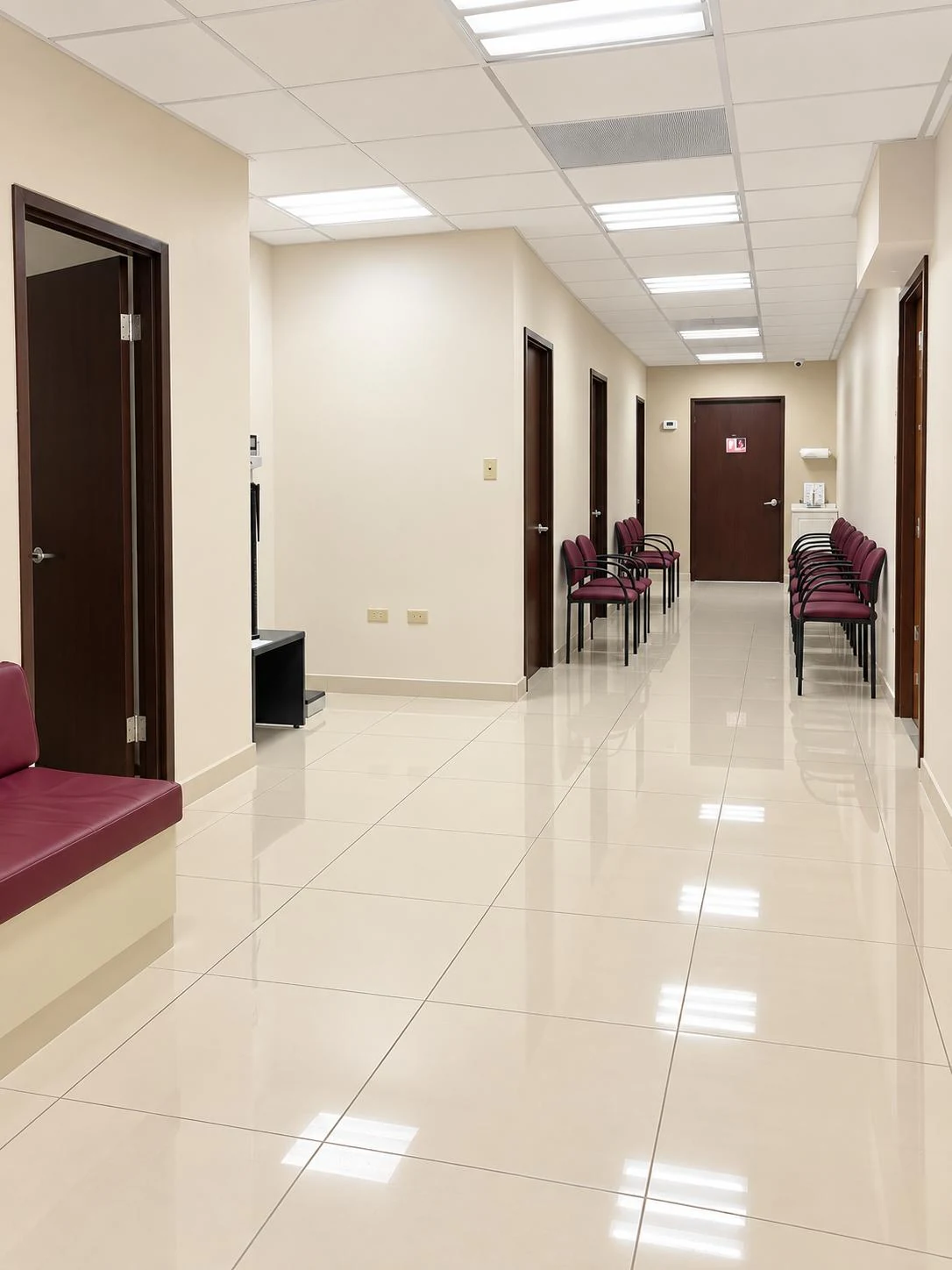 Área de espera para estudios cardiovasculares