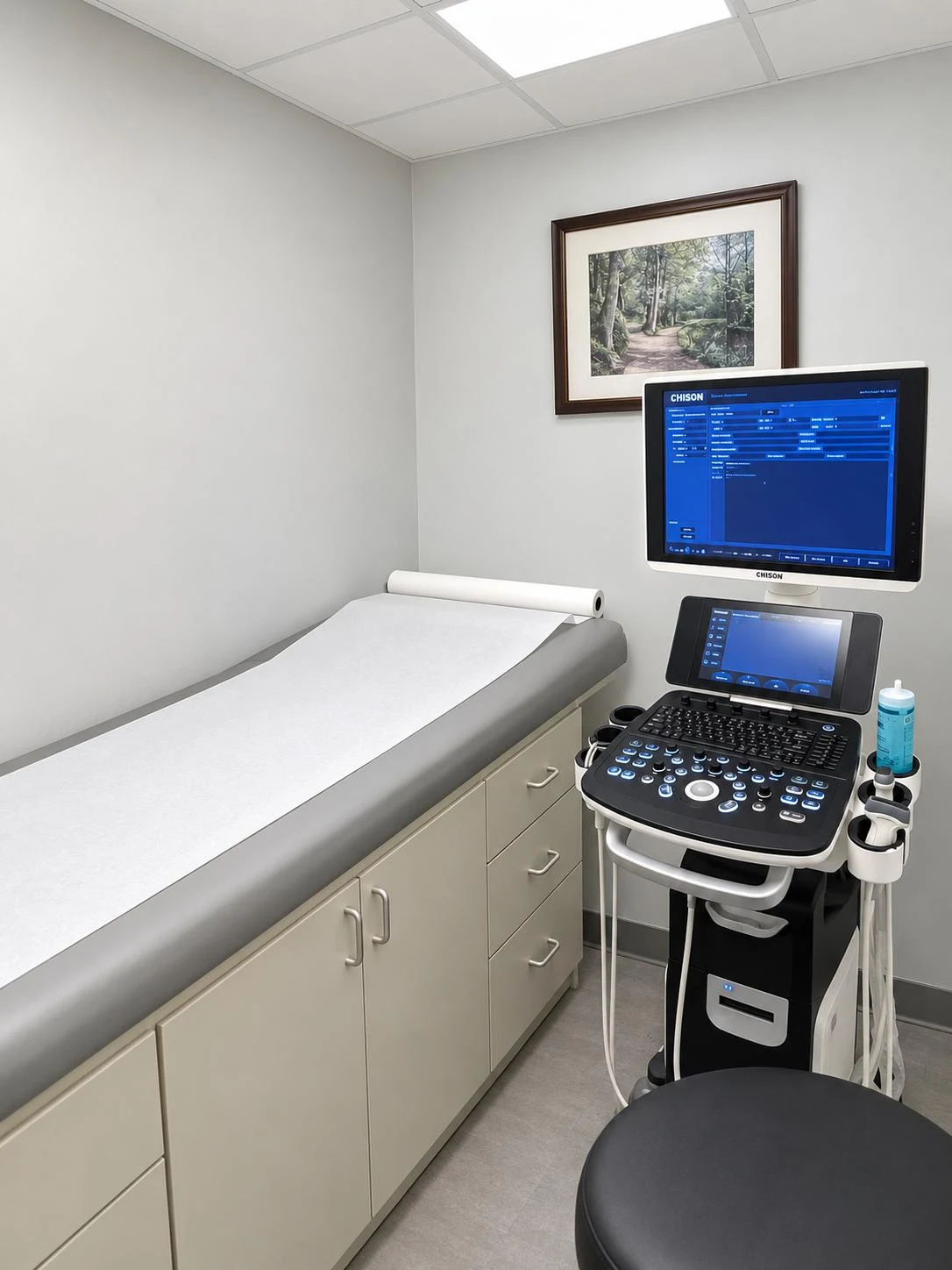 Sala de ecocardiografía y estudios vasculares